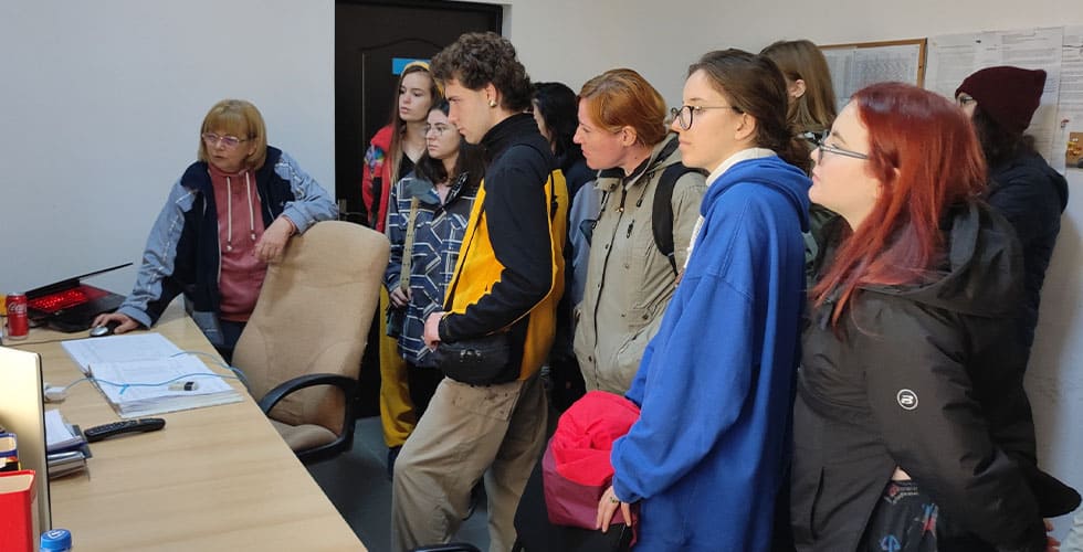 Studenți din Cluj au vizitat stațiile de tratare și epurare a apei din Mediaș